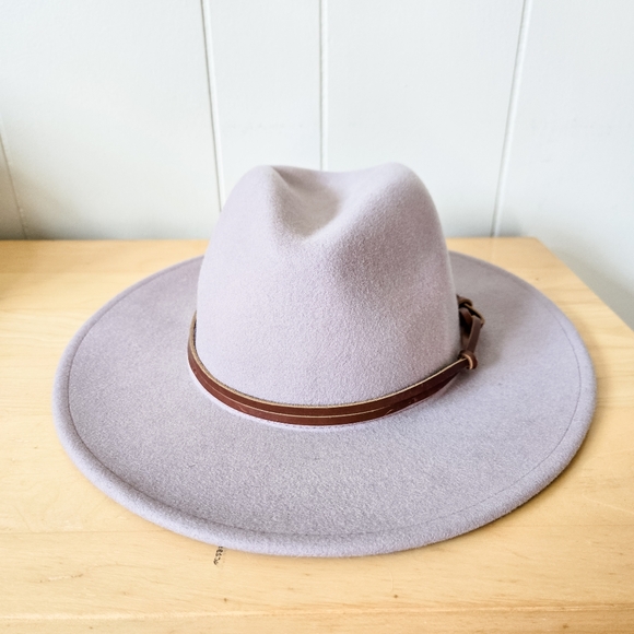 Wyeth Billie Felt Fedora Hat Lilac - Picture 3 of 10